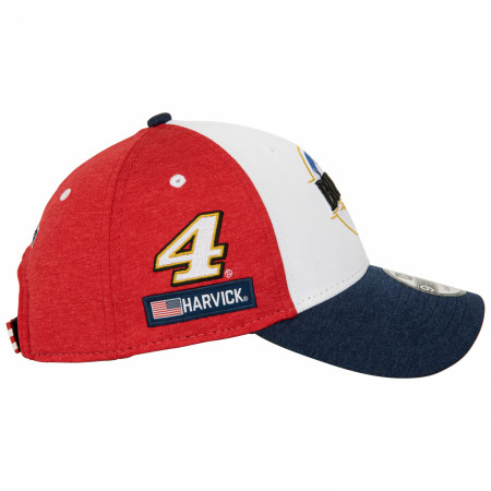 Busch Harvick Red White & Blue NASCAR New Era 9Forty Adjustable Hat
